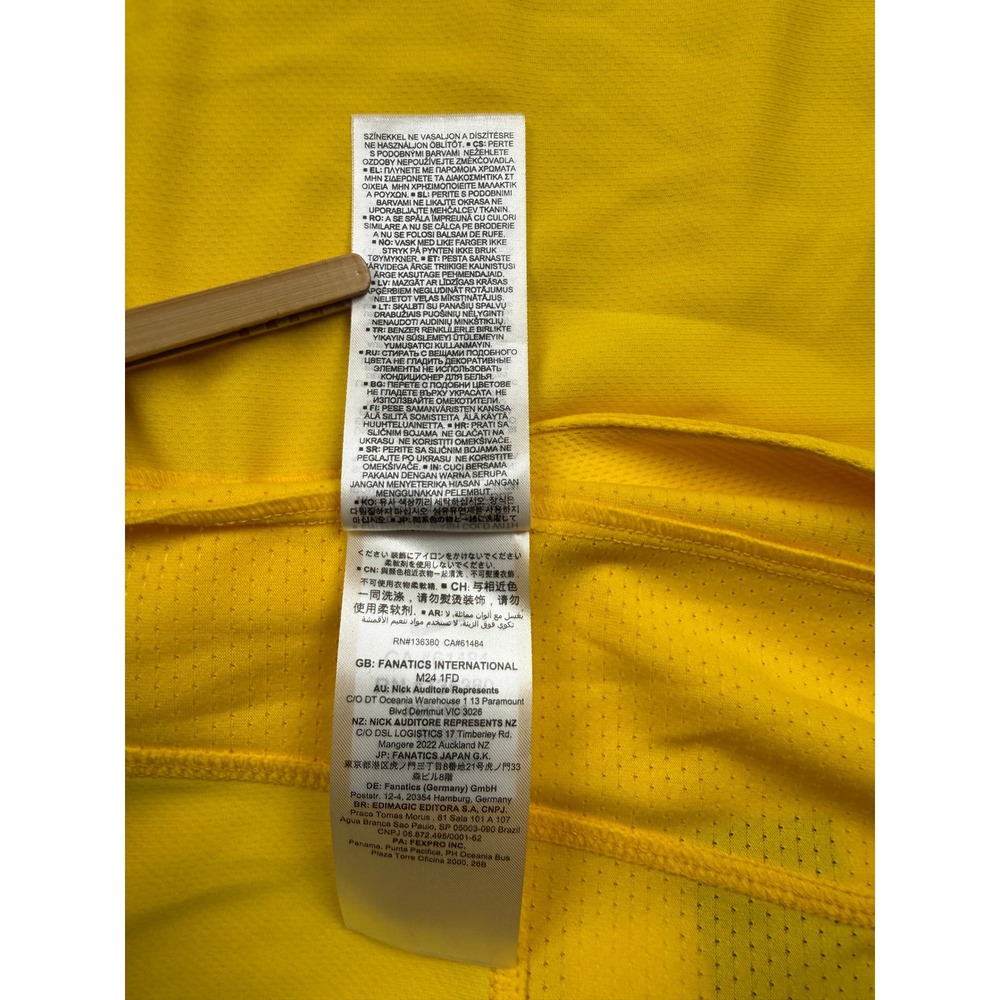 Nike Boston Red Sox City Connect Authentic Yellow Jersey Men's Sz 48 (L) MLB 617 - Picture 12 of 15